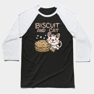 Biscuit and Cat Baseball T-Shirt